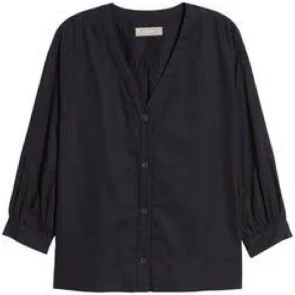 Everlane Midnight Button-Down Blouse - image 3
